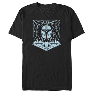 Men's Star Wars: The Mandalorian This is the Way Minimalist T-Shirt - 1 of 4