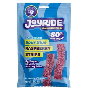 JOYRIDE Candy Sour Blue Raspberry Strips - 3.5oz - 1 of 2