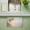Stupell Industries Sunset View Beach Palms Printed Anti-Fatigue Floor Mat, design by Kim Allen, 30"x18" - 2 of 4