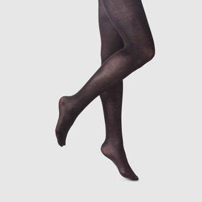 Women's 50d Opaque High-waisted Control Top Tights - A New Day™ Black ...