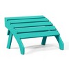 WestinTrends Dylan Outdoor Patio HDPE Adirondack Ottoman Footrest - 4 of 4