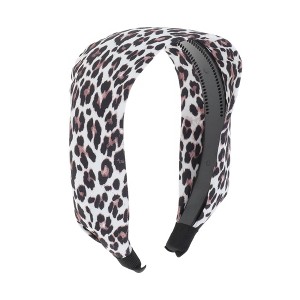 Unique Bargains Women's Cute Leopard Print Wide Side Headbands 1 Pc - 1 of 4