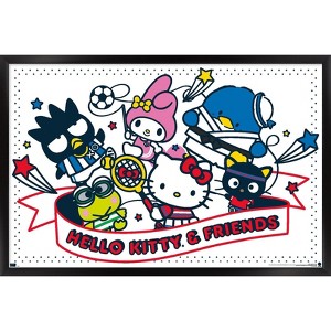 Trends International Hello Kitty and Friends: 21 Sports - Group Framed Wall Poster Prints - 1 of 4