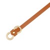 INSPIRE CHIC Women's Skinny Extra 8-Shaped Golden Buckle Holeless Waist Belts - 2 of 4