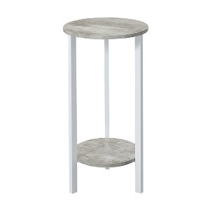 31.5" Graystone 2 Tier Plant Stand - Breighton Home - 1 of 4