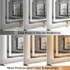 JUJABU Frameless Smart Bathroom Mirror – Touchscreen with Adjustable Lighting - 3 of 4
