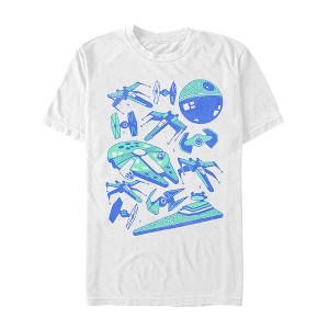 Men's Star Wars Spaceship Collage T-Shirt - 1 of 4