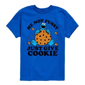 Boys' - Sesame Street - Me Not Fussy Short Sleeve Graphic T-Shirt - 1 of 4