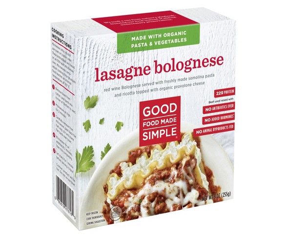 Good Food Made Simple Frozen Lasagne Bolognese - 9oz