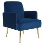 Rosa Transitional Comfy Living Room Armchair with Metal Legs | ARTFUL LIVING DESIGN - 2 of 4