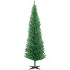 Racxily Mini Tabletop Christmas Tree -2ft Artificial Tree,Lightly Flocked, 68 Tips,Stable Plastic Cement Base,Festive Decor for Desk/Table/Mantel - 2 of 4