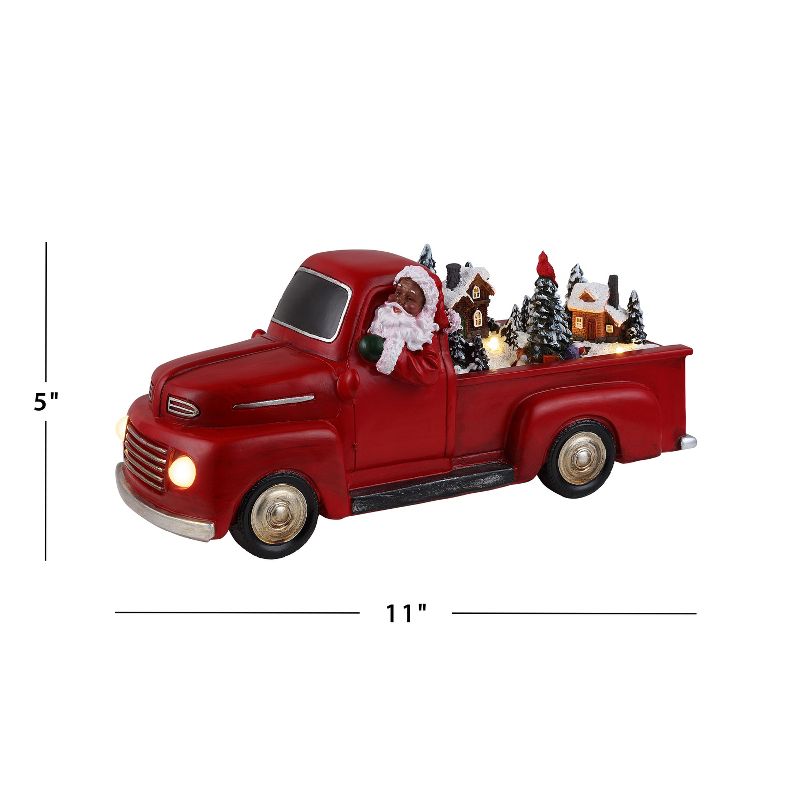 Mr. Christmas 10.5" Santa in Truck Animated Musical Christmas Decoration, 4 of 7