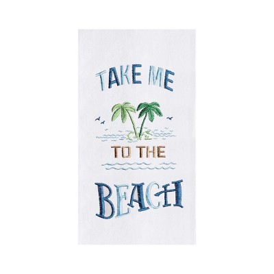 C&F Home Take Me To The Beach Flour Sack Kitchen Towel