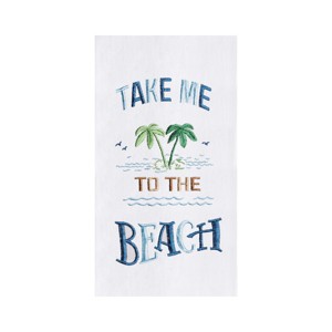 C&F Home Take Me To The Beach Flour Sack Kitchen Towel - 1 of 4