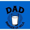 Dad Bringer Of Milk Adult Crew Neck Short Sleeve Tee - 2 of 2