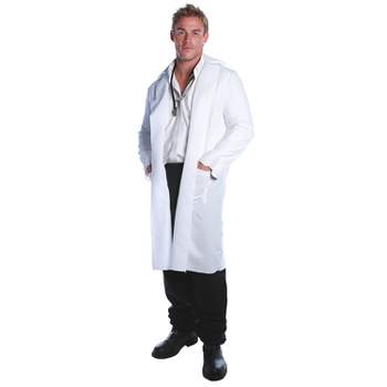 Halloween Express Men's Lab Coat Costume - Size XX Large - White