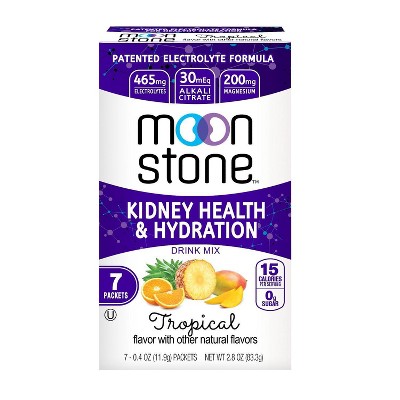 Moonstone Kidney Health Drink Mix - Tropical - 7ct/2.8oz