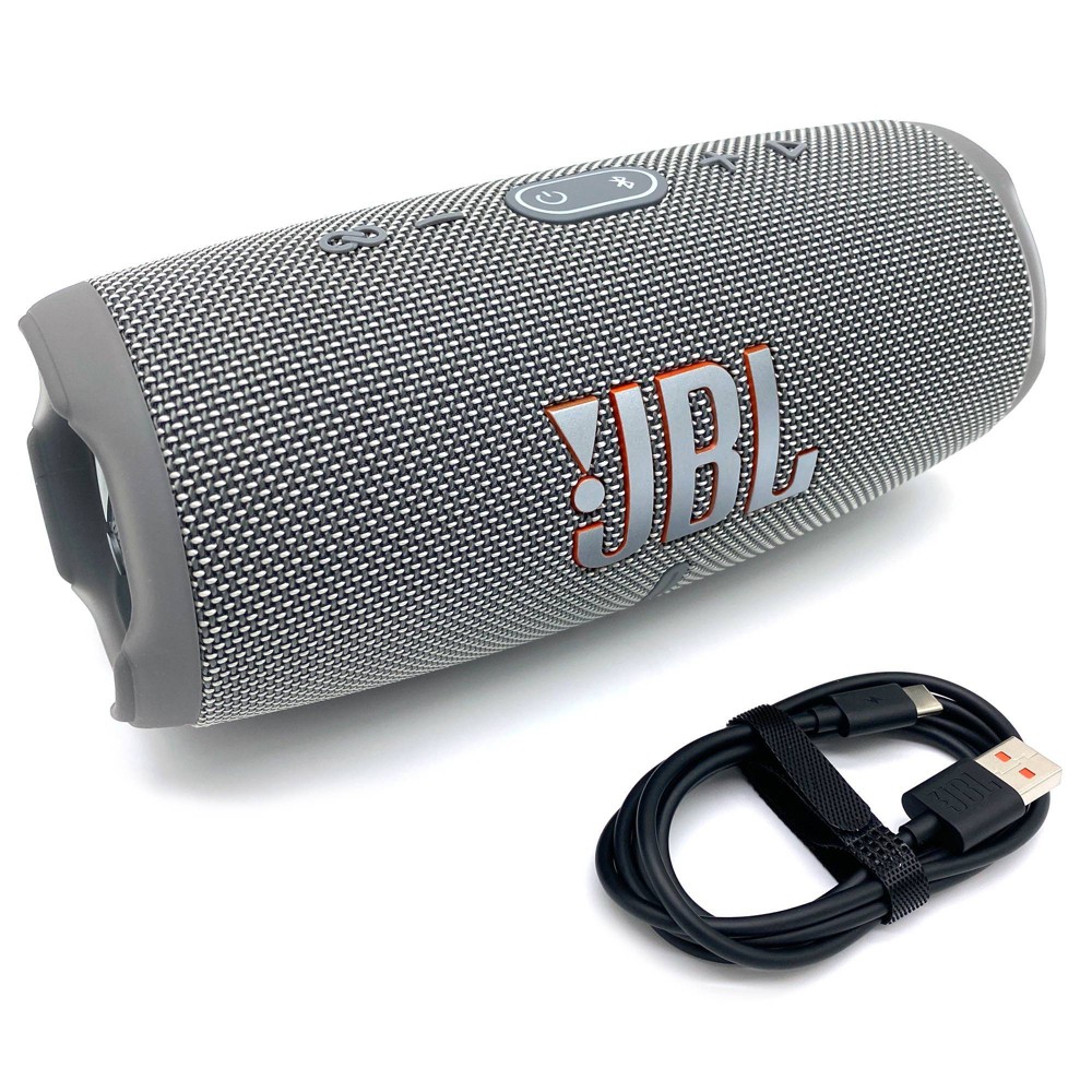 Refurbished JBL Charge 5 Portable Bluetooth Waterproof Speaker - Gray - Target Certified Refurbished