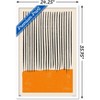 Trends International Geometric - Orange Framed Wall Poster Prints - 3 of 4