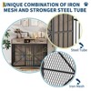 44" Dog Crate Furniture with Drawers, Wooden Dog Cage with Open Compartment & Double Doors, Heavy Duty Indoor House End Table - 4 of 4