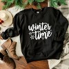 Simply Sage Market Winter Time Snowflakes Sweatshirt - 3 of 4