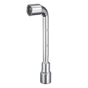 Unique Bargains 45# Steel Repairing L-Shaped Angled Double Ended Metric Hex Socket Wrench 14mm - 1 of 4