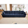 Oversized 141.7" Chenille Modular 4-seater Sectional Sofa with High-Resilience Cushions, 4-Piece Free combination Sofa - 3 of 4