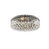 Elegant Lighting Maxime 6 - Light Flush Mount in  Black - 2 of 3