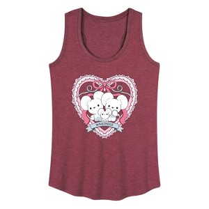Women's - Pokémon - Maushold 3 Coquette Graphic Racerback Tank - 1 of 4