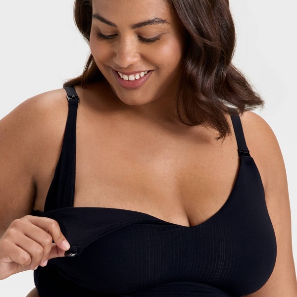 Bralette de lactancia sin forro de mezcla modal para mujer - Auden™ 3
