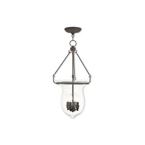 Livex Lighting Canterbury 4 - Light Semi-Flush Mount in  Brushed Nickel - 1 of 1