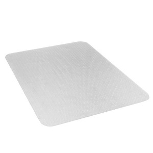 Karl Home 36×48 in. PVC Rectangle Floor Protection Mat Chair Mat with Nail Transparent - 1 of 4