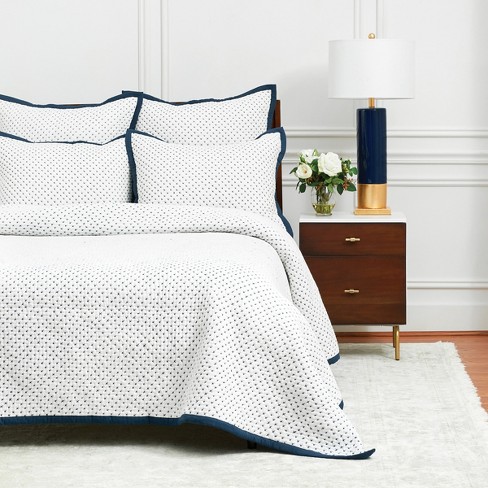 Ey Essentials Hanima Navy Queen Quilt : Target