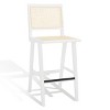 Hattie French Cane Barstool - SFV4140 - White/Natural - Safavieh Couture - 4 of 4