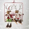 Sullivans Ski Lift Hanging Display 33"H Red - 2 of 4