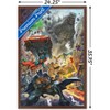 Trends International Justice League vs. Godzilla vs. Kong - Batman Rescue Framed Wall Poster Prints - 3 of 4
