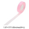 Unique Bargains Ribbon Sheer Organza & Satin Blend Polyester 1771.65"x0.79" 1 Pc - 3 of 4