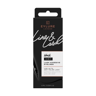 Eylure Line & Lash Self-Adhesive Liner False Eyelashes - Black