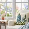 Bluebonnet Flower 18 Inch Indoor/Outdoor Polyester Pillow by Manual Woodworkers and Weavers - 3 of 3