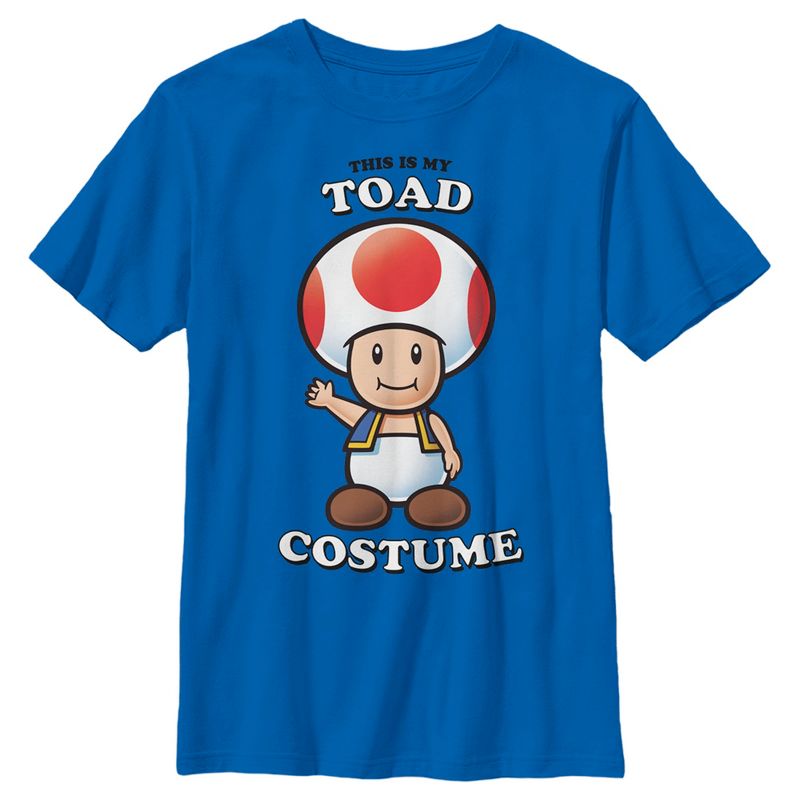 Boy's Nintendo This is my Toad Costume T-Shirt, 1 of 6