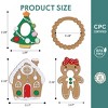 Silicone Christmas Teether Ring Toy for Baby, BPA Free Soothing Teething Relief Toy for Infant & Toddlers 0-18 Months, Perfect Christmas Gift for Baby - 3 of 4