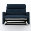 GDFStudio Alma Contemporary Upholstered Tufted Loveseat Recliner - 4 of 4