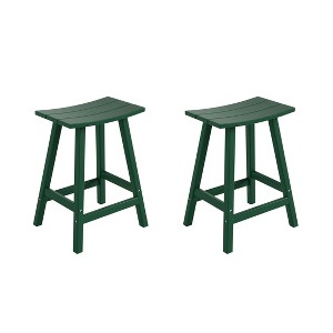 WestinTrends Outdoor Patio Adirondack Counter Height Stool Chair - 1 of 4