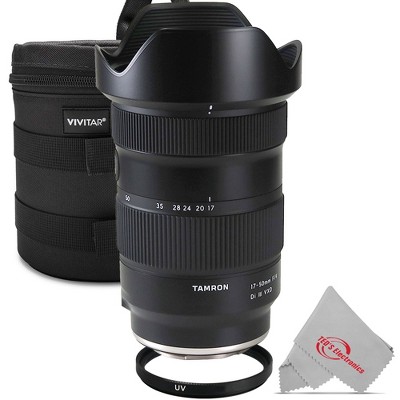 Tamron 17-50mm f/4 Di III VXD Lens (Sony E) with Tamron 67mm UV Filter and Lens Case