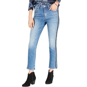 Lucky Brand Womens Varsity Stripe Skinny Fit Jeans - 1 of 1