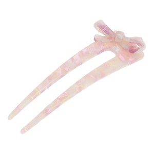 Unique Bargains Women's Bow Chignon Pin 1 Pc - 1 of 4