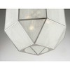 Progress Lighting, Mauldin, 3-Light Pendant, Brushed Nickel, Seeded Glass Shade - 3 of 4