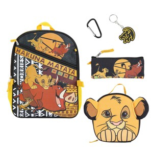Disney's The Lion King 5-Piece Backpack & Lunchbox Set - 1 of 4
