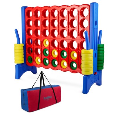 Giantville Giant 4 in a Row Connect Game - Storage Carry Bag Included - 4 Feet Wide by 3.5 Feet Tall