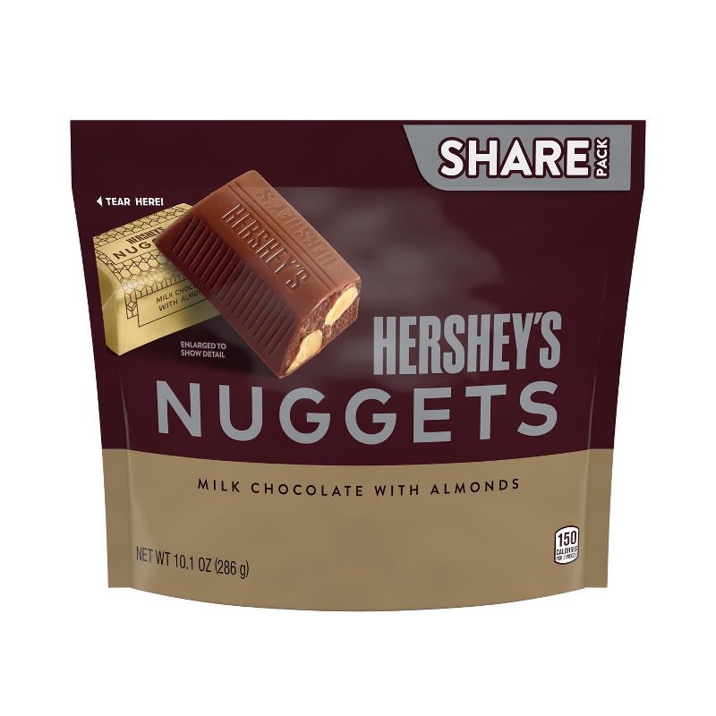 Hershey&#39;s Nuggets with Almonds Share Size Chocolate Candy - 10.1oz, 3 of 9